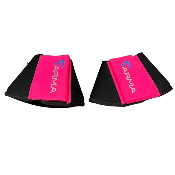 Shires - Arma Hot Pink Neoprene Bell Overreach Boots - NWOT SIZE SMALL - Picture 1 of 1